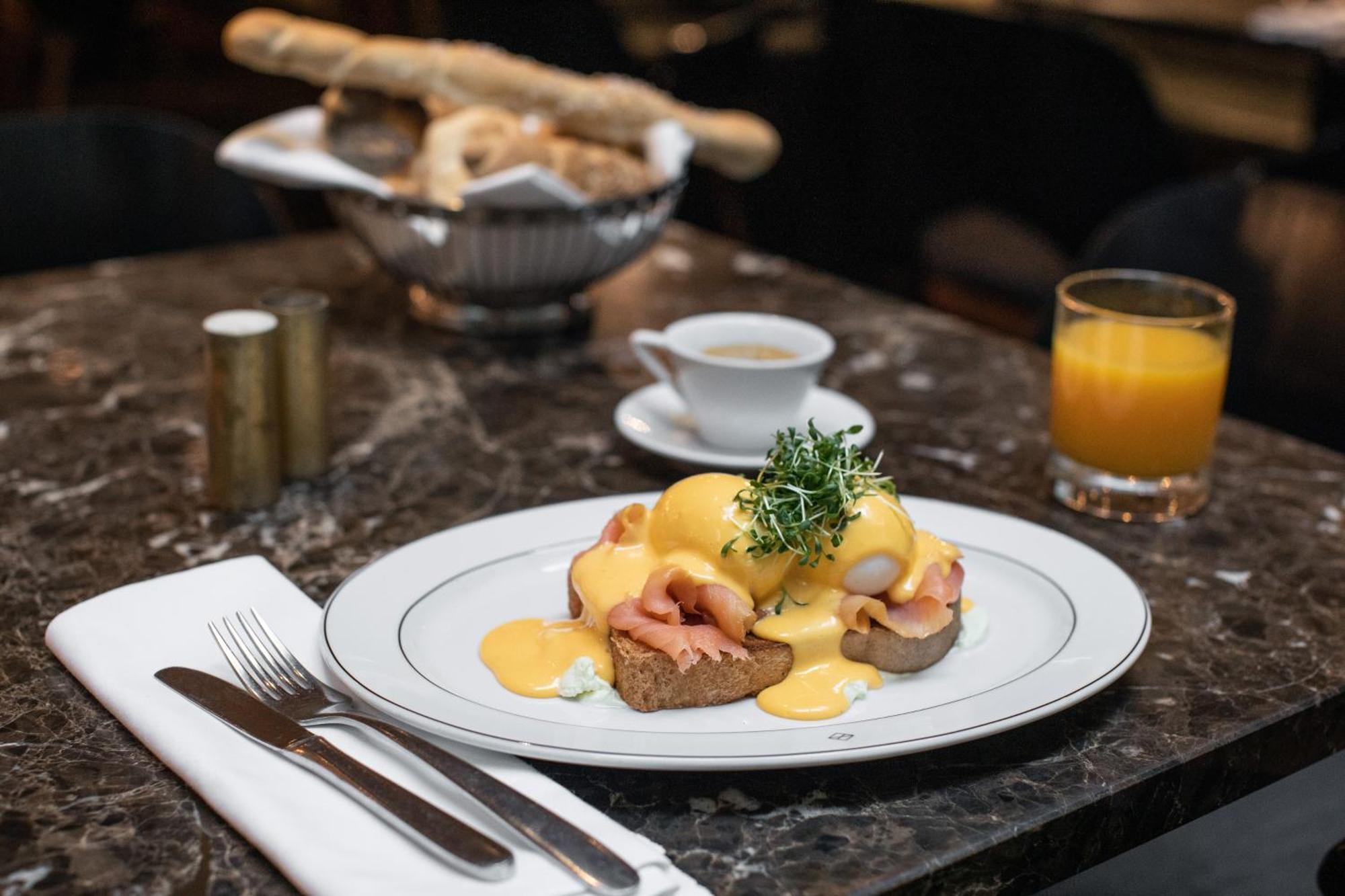 فندق ذا غيست هاوس فيينا المظهر الخارجي الصورة Eggs Benedict